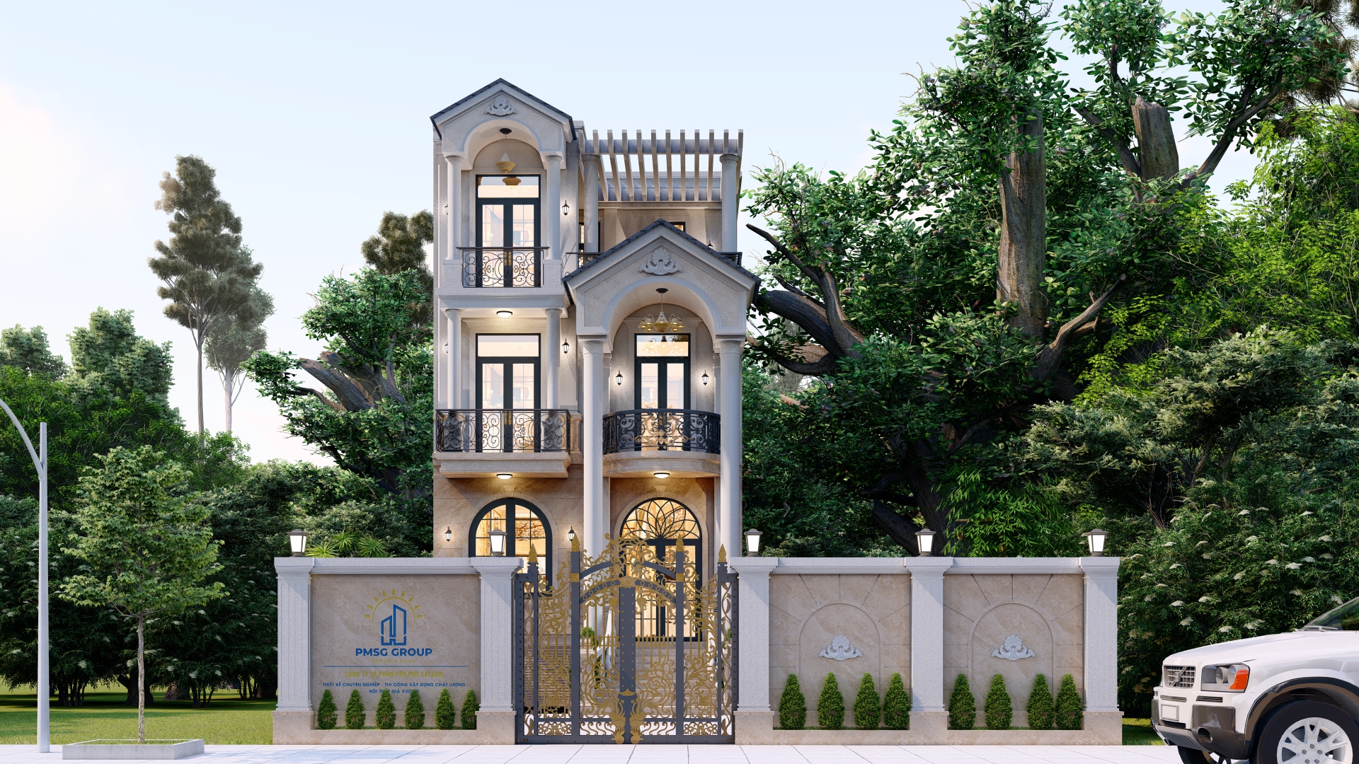 Biệt thự tân cổ điển MÁI THÁI