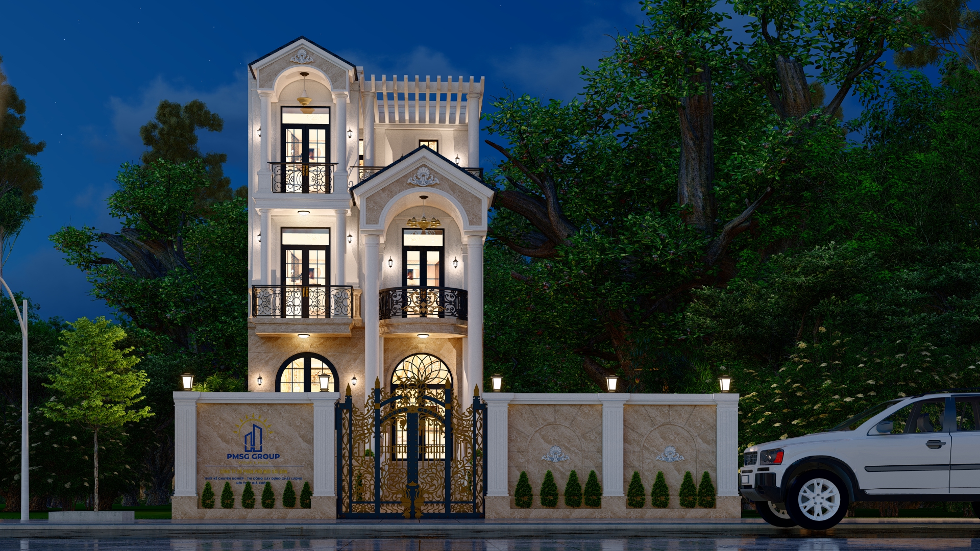 Biệt thự tân cổ điển MÁI THÁI