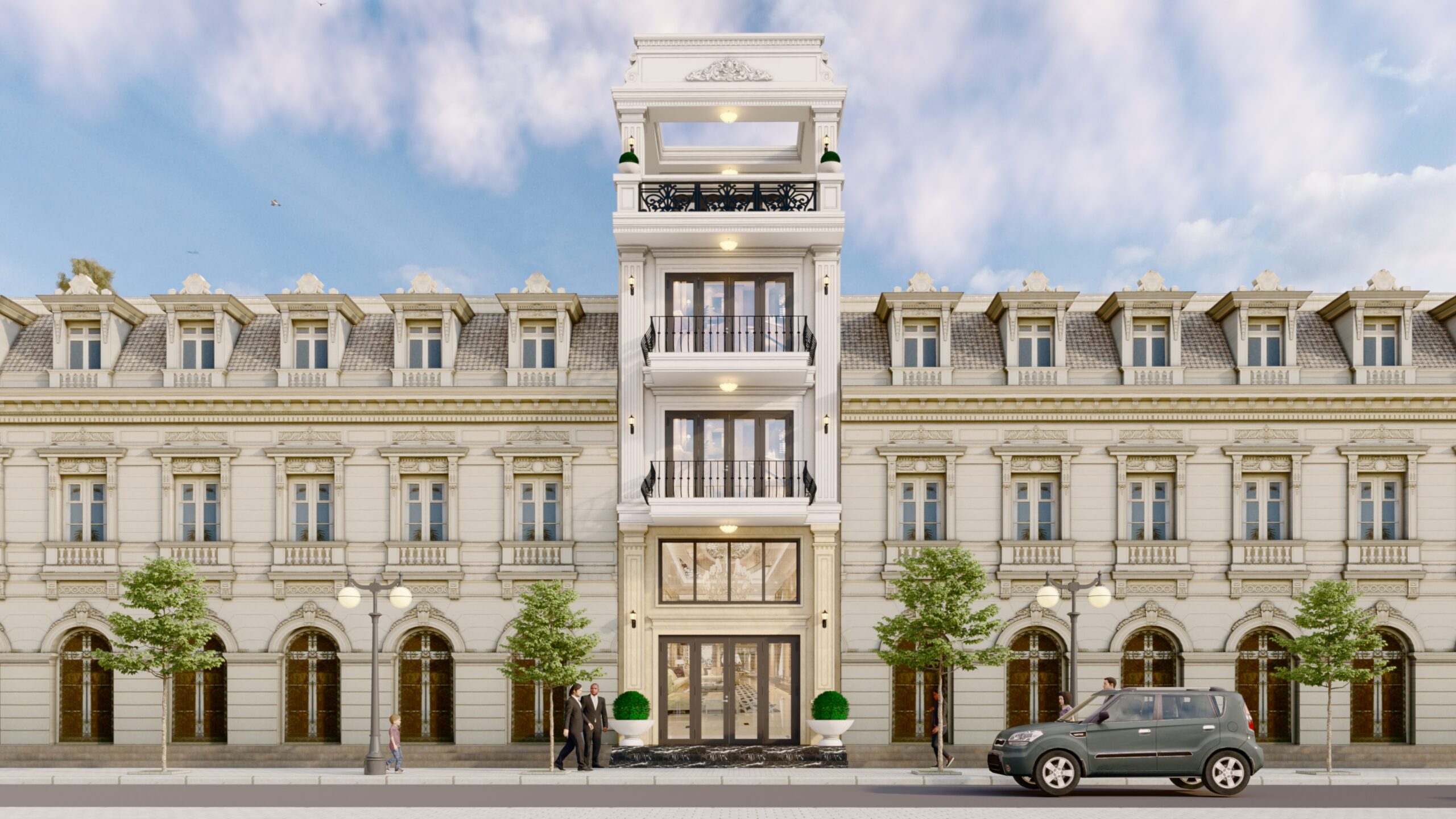 Nhà phố tân cổ điển