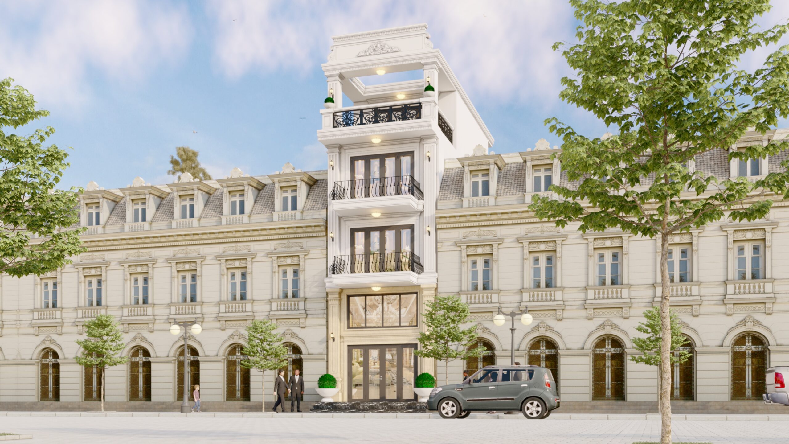 Nhà phố tân cổ điển