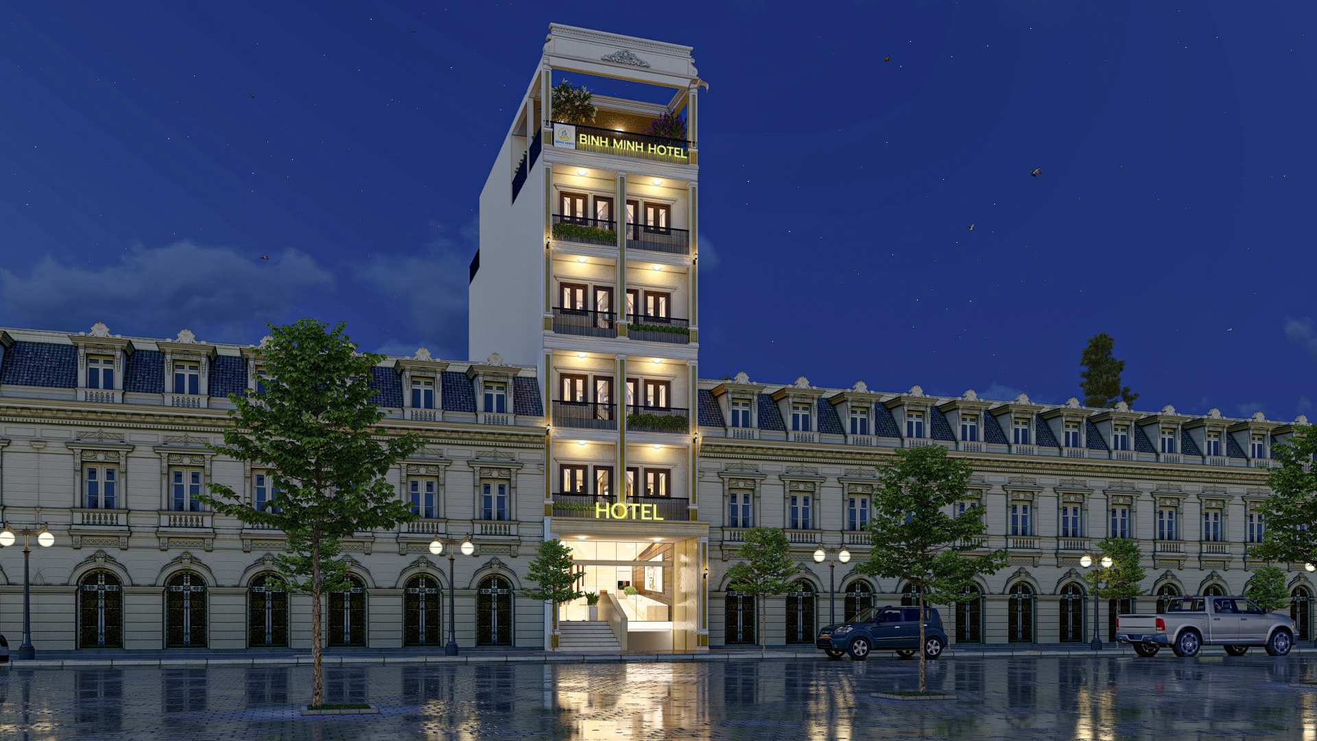 HOTEL 6X20 - 3D - TÂN CỔ ĐIỂN - 11