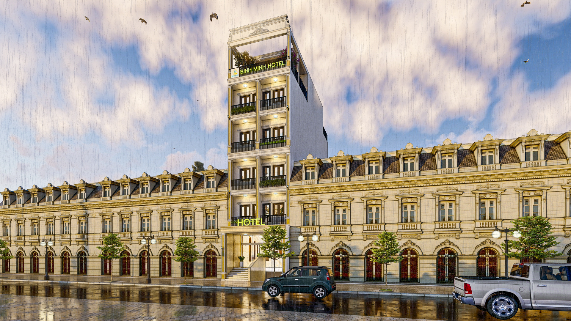 HOTEL 6X20 - 3D - TÂN CỔ ĐIỂN - 12