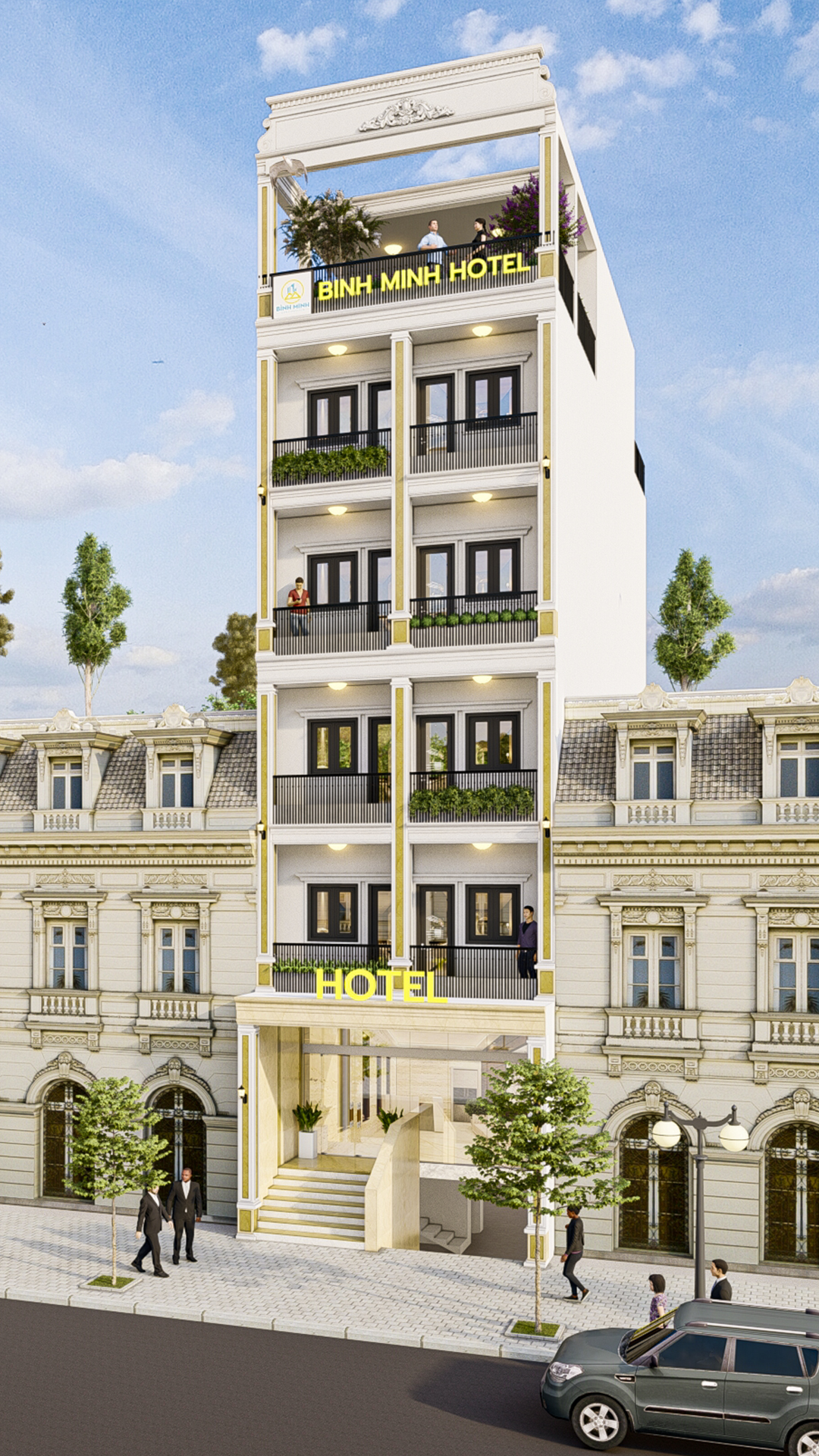 HOTEL 6X20 - 3D - TÂN CỔ ĐIỂN - 2