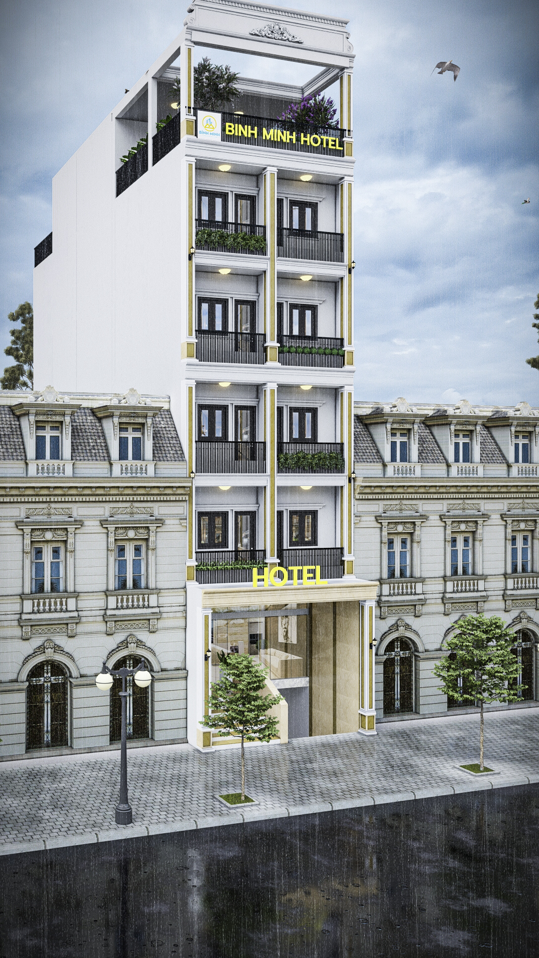 HOTEL 6X20 - 3D - TÂN CỔ ĐIỂN - 4