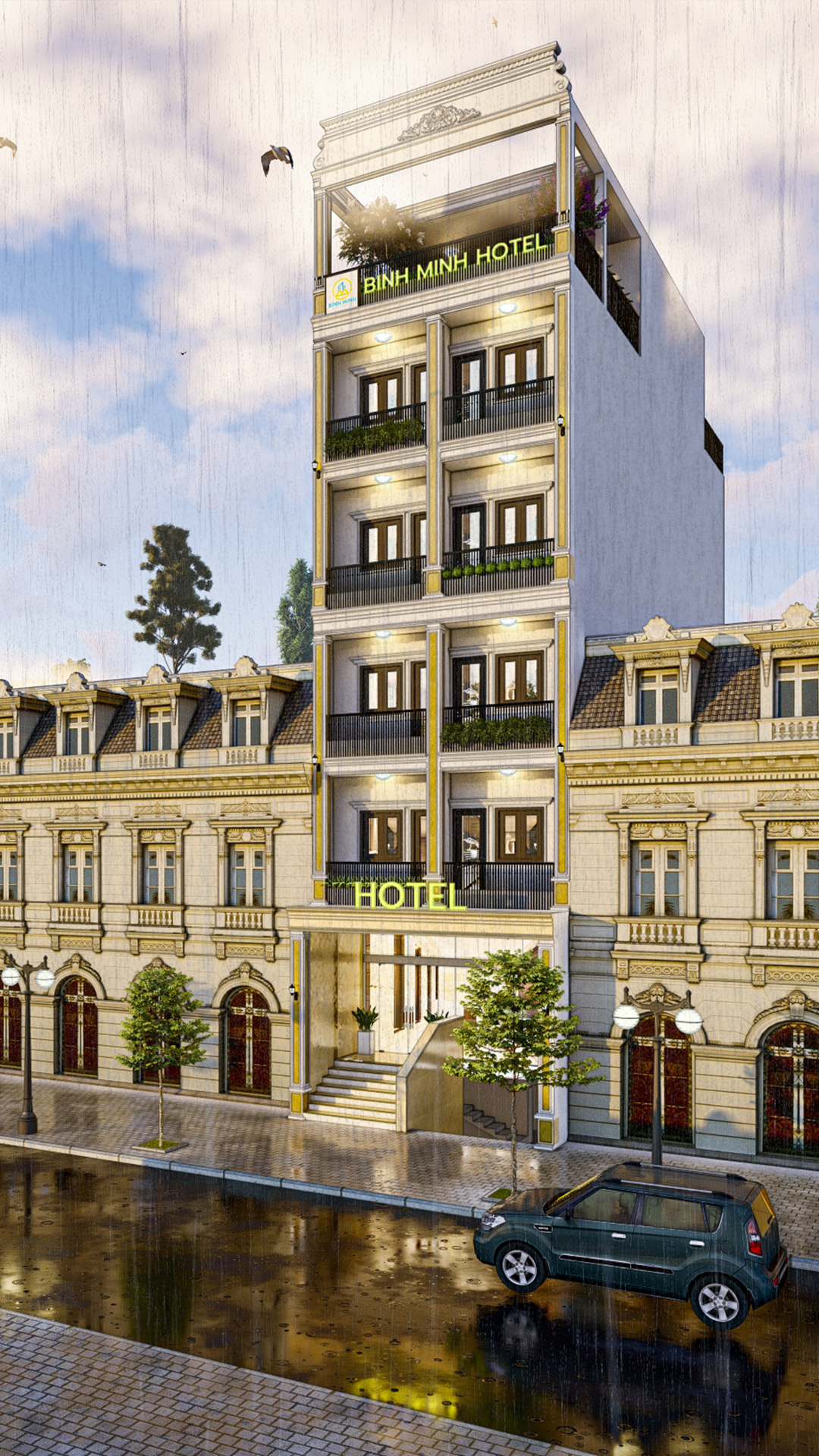 HOTEL 6X20 - 3D - TÂN CỔ ĐIỂN - 6
