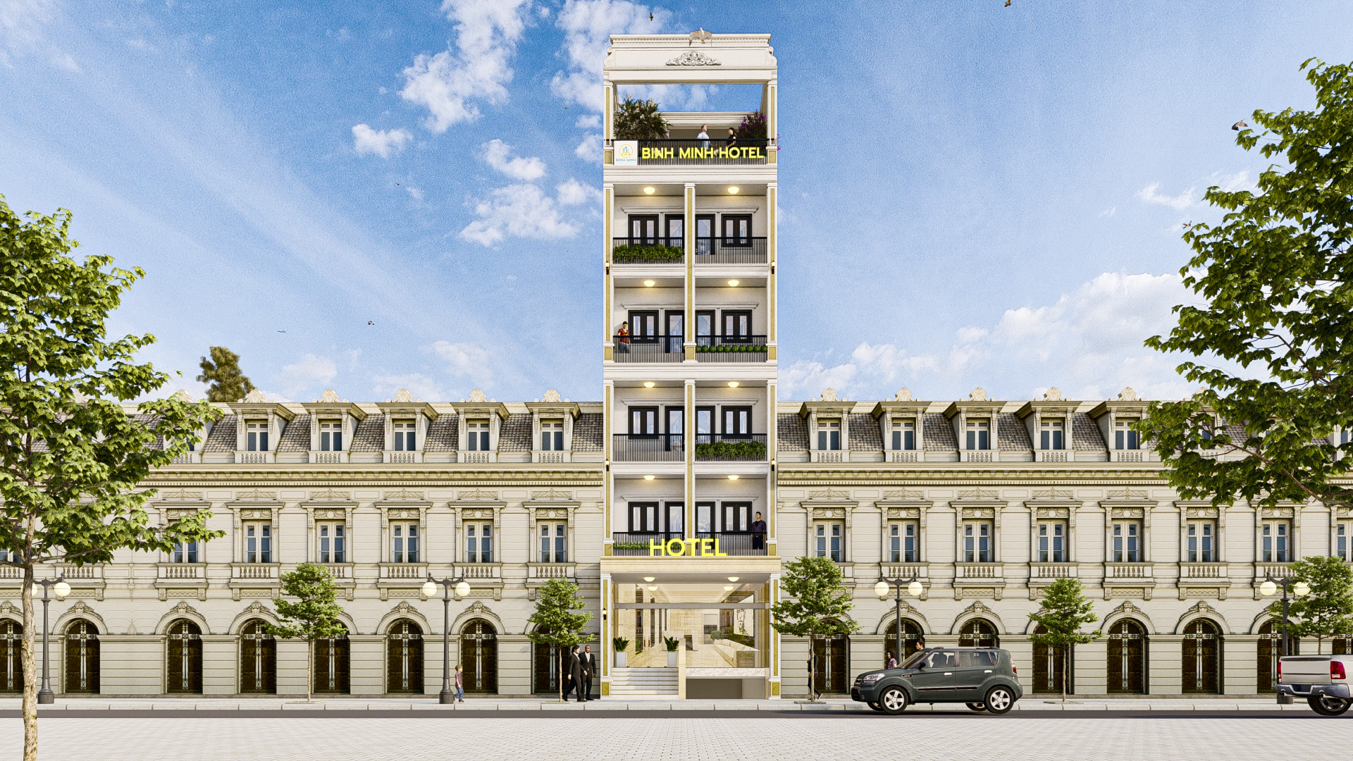 Nhà phố – Bình Minh Hotel Hiện đại